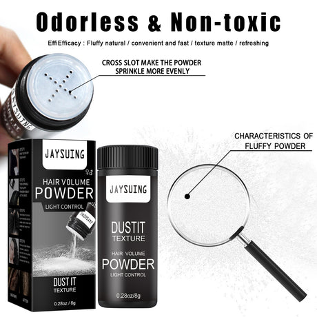 Hair Puff Powder Men's And Women's Hair Styling Care Leave-In Fluffy Refreshing Gentle Puff Powder - V.I.P Digital Presence