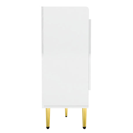 U-Can shoe cabinet with door, 11 layers with adjustable shelves, modern wooden shoe cabinet (PVC surface) - V.I.P Digital Presence