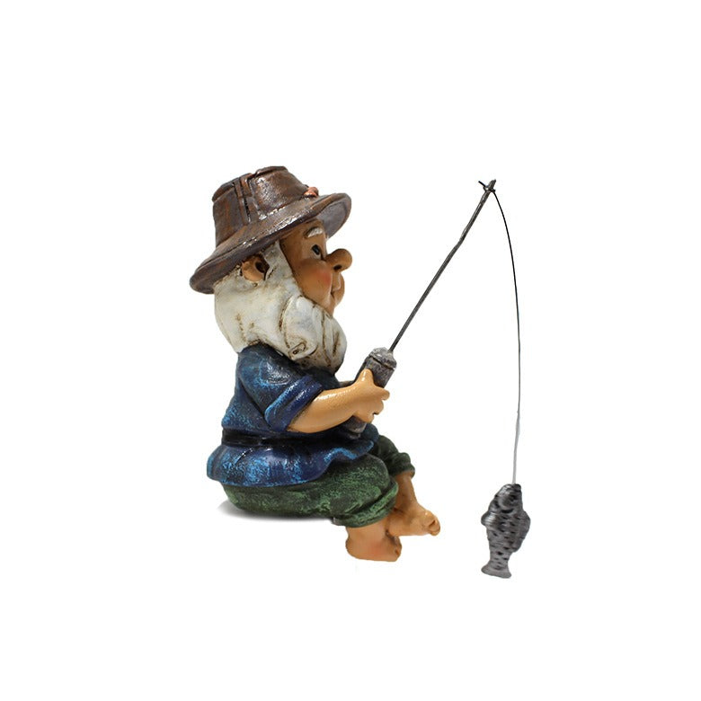 Creative resin ornaments for garden fishing sprites - V.I.P Digital Presence