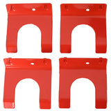 4-foot metal garage nail board tool rack with 3 nail board wall mounted tools for storing nail boards, black - V.I.P Digital Presence