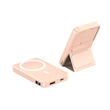 Estación de energía inalámbrica portátil de 10000 mAh y 22,5 W con logotipo personalizado, soporte de carga rápida, banco de energía magnético 