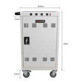 Mobile Charging Cart and Cabinet for Tablets Laptops 31+4-Device - V.I.P Digital Presence