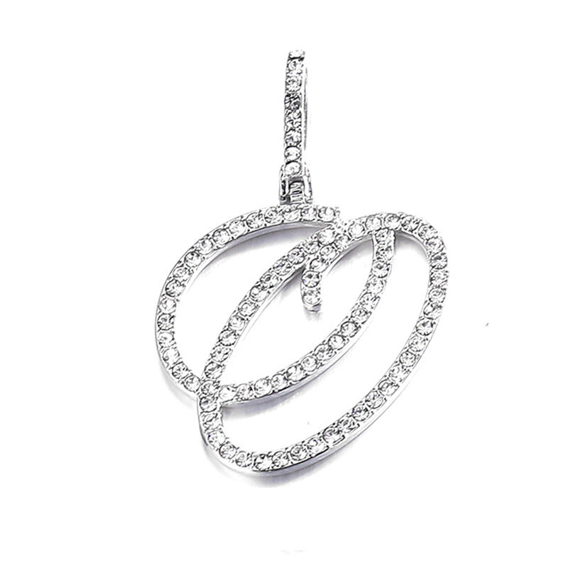 Hip hop accessories grass letter pendant melon seed buckle Cuban chain accessory - V.I.P Digital Presence