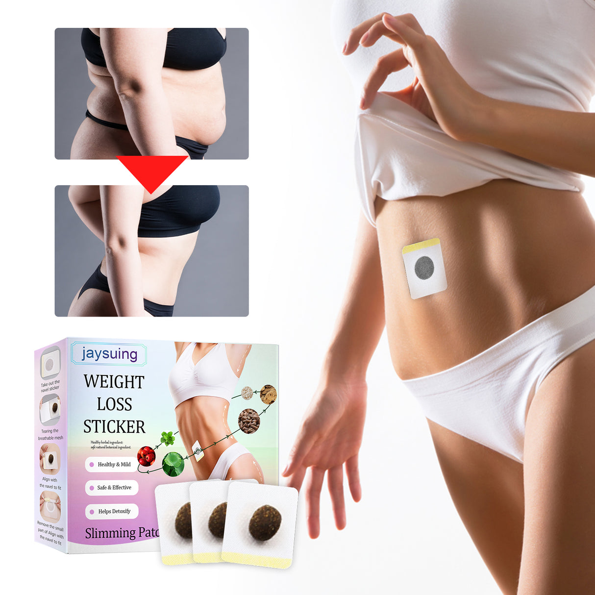 Belly Button Patch, Slimming Body Thighs Slimming Belly Button Patch - V.I.P Digital Presence