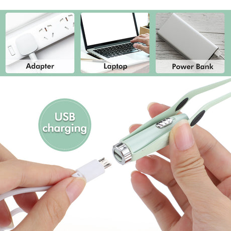 Illuminated Ear Scoop Ear Cleaner Pick Earmuff Ear Pick Visual Ear Scoop Children's Luminous Earwax Tweezers Set - V.I.P Digital Presence