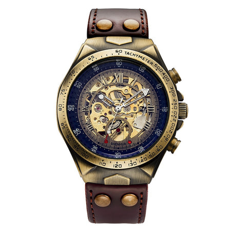 SHENHUA Men's Fashion Hollow out Watch Antique Fully Automatic Mechanical Watch - V.I.P Digital Presence
