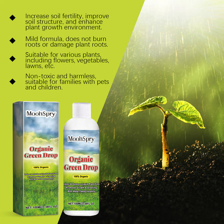 Plant growth Solution potted green leaf lawn flower plant hair root supplement fertilizer nutrient solution - V.I.P Digital Presence