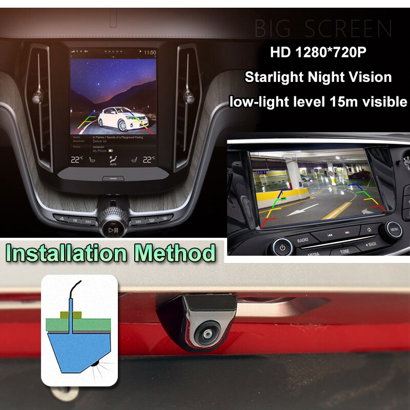 GreenYi 170 Degree Fish Eye Lens Starlight Night Vision Vehicle Rear / Front View Camera low-light level 15m visible Car Camera - V.I.P Digital Presence