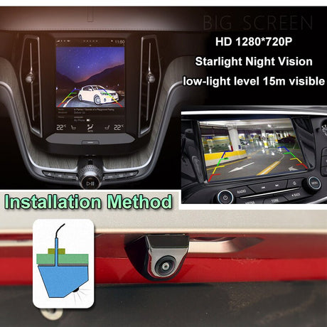 GreenYi 170 Degree Fish Eye Lens Starlight Night Vision Vehicle Rear / Front View Camera low-light level 15m visible Car Camera - V.I.P Digital Presence
