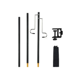 Soporte para lámpara de camping portátil de aleación de aluminio ligero para exteriores con bolsa de almacenamiento