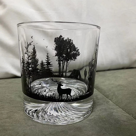 Iceberg-Creative Silhouette Wine Glass, Snow Mountain Cup, Thick Bottom Rock Cup, Christmas Gift, Whiskey Cup - V.I.P Digital Presence