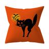Funda de cojín de truco o trato/calabaza 45*45 cm Feliz Halloween Funda de almohada decorativa Feliz otoño Todos ustedes fantasmas Funda de almohada de terror