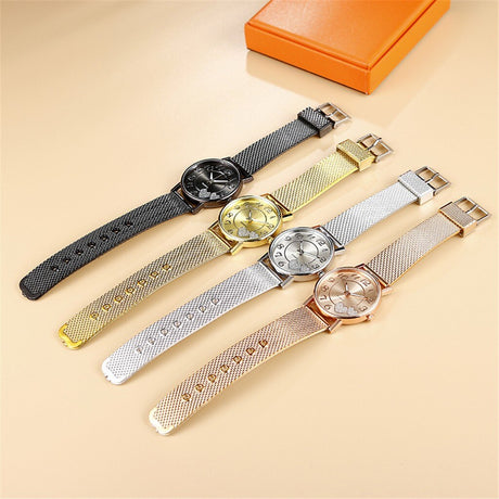The Latest Top Watch Fashion Women Mesh Belt Watch Wild Lady Creative Gift relojes para mujer Drop Shopping - V.I.P Digital Presence