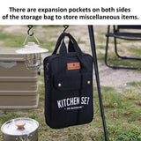 Camping Kitchen Set 8pcs Camping Outdoor Cookware Kit Stainless Steel Camping Tool Travel Set And Utensil Organizer Storage bag - V.I.P Digital Presence
