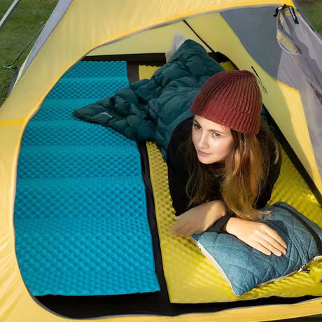 Thicken Egg Mattress. Foldable Camping Pad with Aluminum Membrane for Moisture-Proof. IXPE Foam Pad - V.I.P Digital Presence