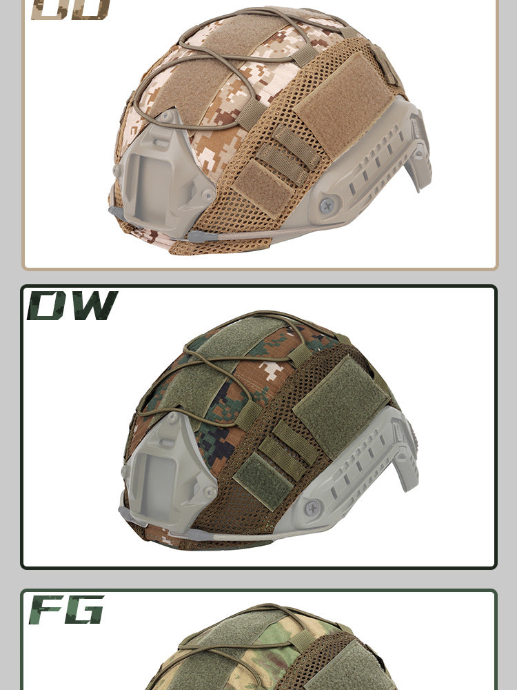 Tactical Multicam Helmet Cover for for Ops-Core FAST PJ Helmet Paintball Wargame Gear CS FAST Helmet Cover - V.I.P Digital Presence
