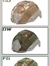 Tactical Multicam Helmet Cover for for Ops-Core FAST PJ Helmet Paintball Wargame Gear CS FAST Helmet Cover - V.I.P Digital Presence