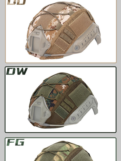 Tactical Multicam Helmet Cover for for Ops-Core FAST PJ Helmet Paintball Wargame Gear CS FAST Helmet Cover - V.I.P Digital Presence