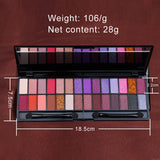 CmaaDU 28 Color Eyeshadow Palette Beginners Makeup Matte Pearlescent - V.I.P Digital Presence