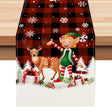 Christmas table flag holiday party restaurant decoration tablecloth linen checkered printed dining table tablecloth mat - V.I.P Digital Presence