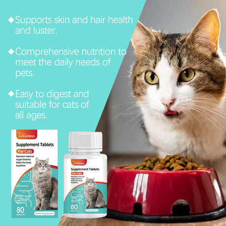 Cat Probiotic Tablets To Improve Intestinal Health, Balance Digestion And Absorption Of Pet Nutritional Supplements - V.I.P Digital Presence