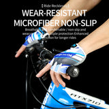 Outdoor cycling half finger gloves men's and women's sports fitness breathable Lycra short finger cycling gloves