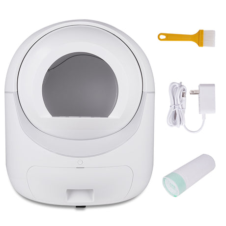 Intelligent cat litter box, automatically eliminates odors, application control, supports multiple cats with 5G and 2.4G WiFi - V.I.P Digital Presence