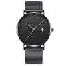 Simple Men's Watch Stainless Steel Mesh Band Watches Classic Quartz Date Wristwatch Casual Luxury Masculino Relogios - V.I.P Digital Presence
