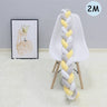 1Pcs 1M/2M/3M Baby Handmade Nodic Knot Newborn Bed Bumper Long Knotted Braid Pillow Baby Bed Bumper Knot Crib Infant Room Decor - V.I.P Digital Presence
