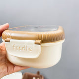 Cartoon cute bear stainless steel portable compartment lunch box with lid - V.I.P Digital Presence