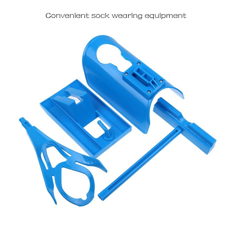 Pregnant Elder Sock Wearing Shoe Horn Device Slider Easy on /off Sock Aid Kit Shoe Horn Device No Bending Stretching Straining - V.I.P Digital Presence