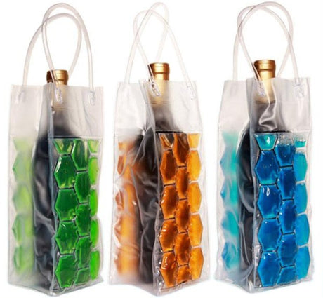 Rapid Ice Wine Cooler PVC Beer Bag Outdoors Ice Gel  Picnic CoolSacks Wine Cooler Chillers Frozen  Bottle - V.I.P Digital Presence