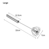 Stainless Steel Egg Beater Semi-Automatic Hand Press Rotary Household Kitchen Manual Egg - V.I.P Digital Presence