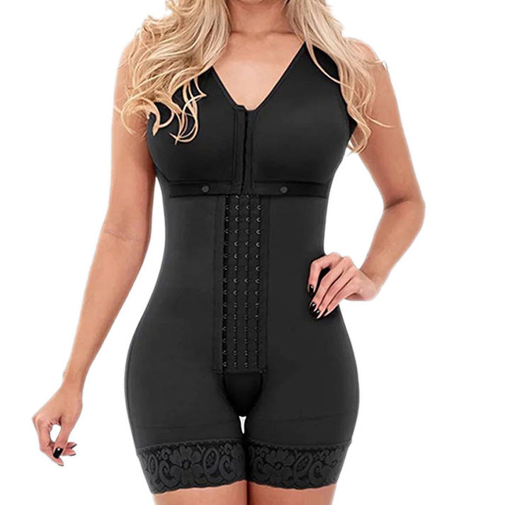 European and American body shaping jumpsuit with tight fit and waist cinching hip lifting and shaping body shaping clothing - V.I.P Digital Presence