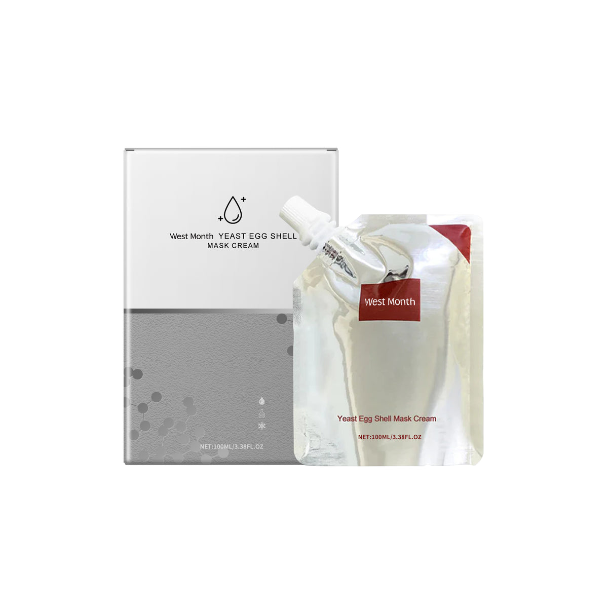 Yeast Eggshell Peel Mask, Moisturizing And Moisturizing Skin Daily Skin Care Brightening Mask