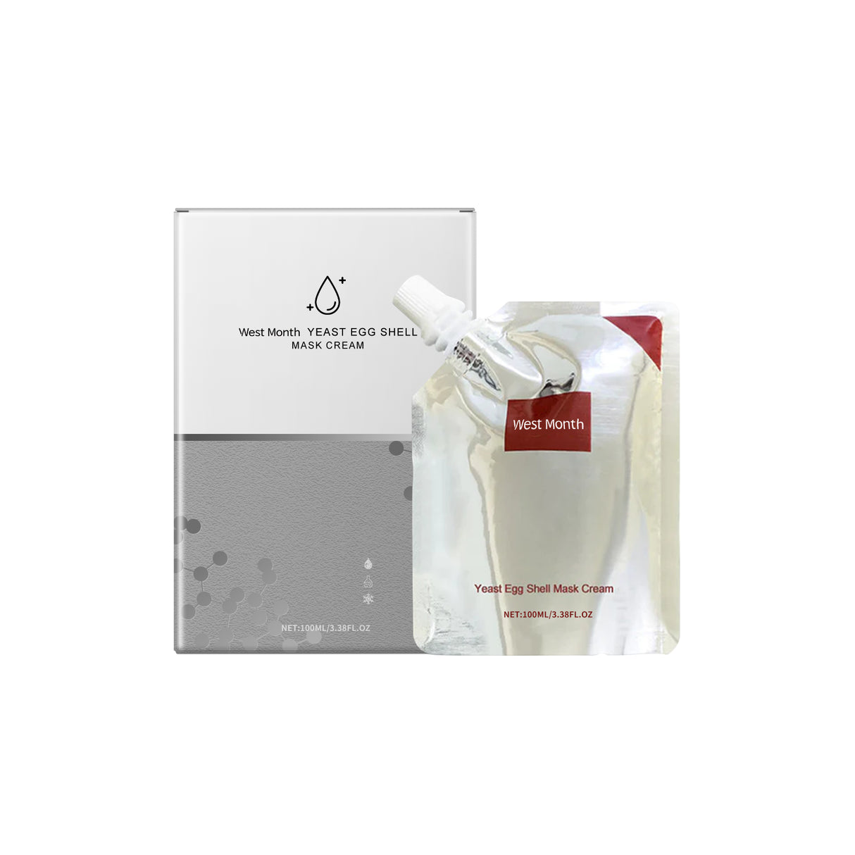 Yeast Eggshell Peel Mask, Moisturizing And Moisturizing Skin Daily Skin Care Brightening Mask