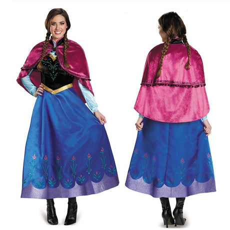 Halloween costume Frozen cosplay Anna dress cosplay queen costume - V.I.P Digital Presence