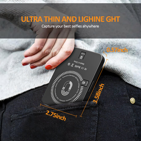 Magnetic fill light LED video conference phone fill light camera photography live broadcast photography pocket light - V.I.P Digital Presence