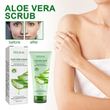 Aloe Vera Scrub For Deep Cleansing, Exfoliating And Smoothing Acne Marks, Soft Skin Scrub