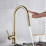 304 stainless steel kitchen faucet, hot and cold water pull-out vegetable basin sink faucet - V.I.P Digital Presence
