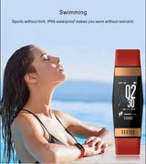 E78 Women bracelet watch men heart rate blood pressure smart wristband fitness band tracker Ip68 waterproof sport watch swim