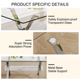Dining table Modern tempered glass dining table 79 ''x39''x30 '' 1105 - V.I.P Digital Presence