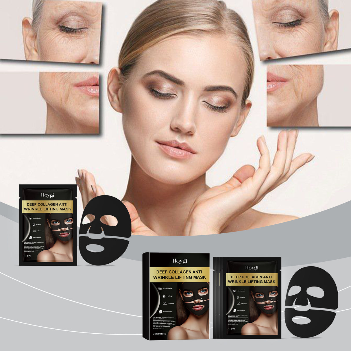 Collagen Moisturizing Mask Gently Nourishes And Moisturizes Skin, Strengthens Skin, Reduces Fine Lines And Moistens Skin