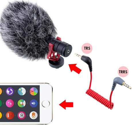 Suitable for BOYA RODE wireless lavalier microphone cable SC7 Little Bee SC2 mobile phone cable - V.I.P Digital Presence