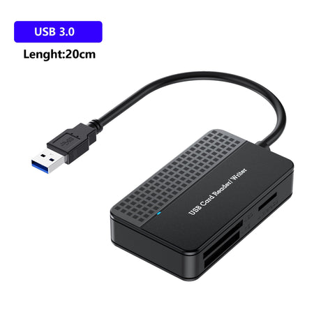 USB 3.0 Four in One USB 3.1 CF SD TF MS Memory Card/DSLR Camera Card Reader Type-c - V.I.P Digital Presence