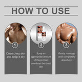 Men's Chest Spray, Breast Contour Gentle Skin Care Spray - V.I.P Digital Presence