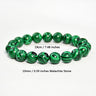 Vintage malachite beaded bracelet stacking style green bracelet men and women elastic jewelry - V.I.P Digital Presence