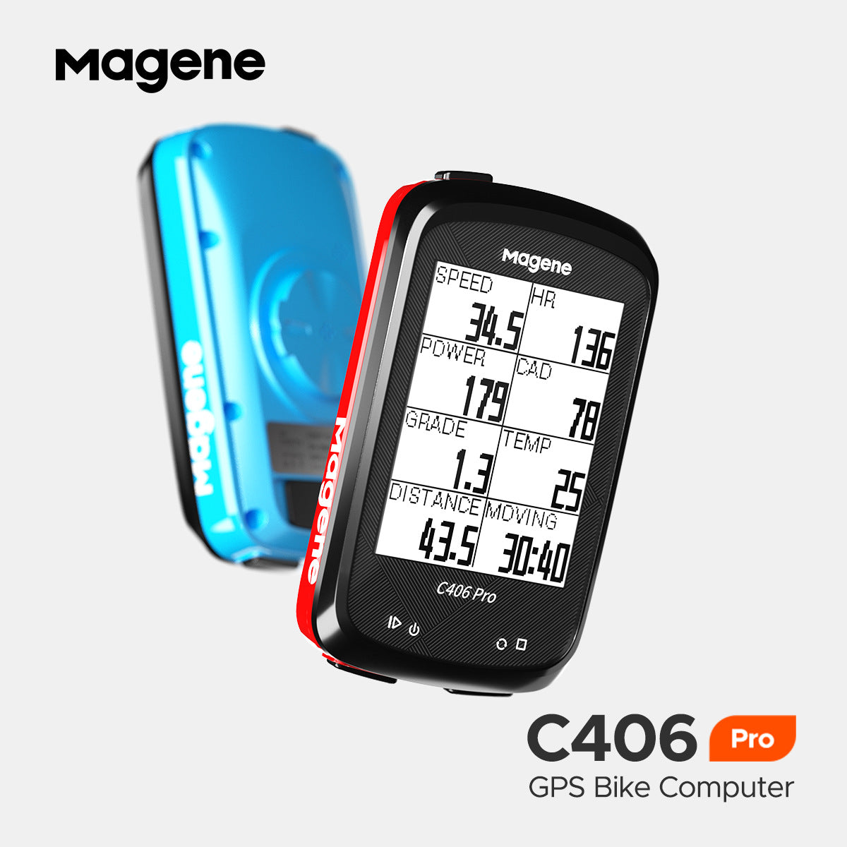 Magene Mckin C406pro Bicycle Wireless Smart Stopwatch English Version GPS Speed Monitoring Riding ANT+ - V.I.P Digital Presence