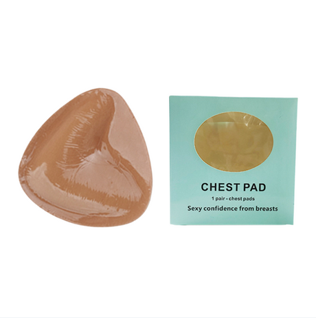 Triangle V-shaped thickened sponge chest patch small chest display large female double-sided self-adhesive chest pad - V.I.P Digital Presence