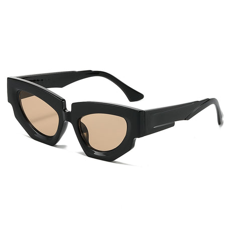 New Personalized Fashion Cat Eye Sunglasses Instagram Trendy Irregular Water Chestnut Hip Simple Leisure Street Photography Sunglasses - V.I.P Digital Presence